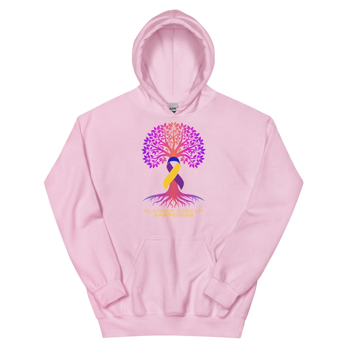 Bladder Cancer Life Tree Hoodie - JohnVsGBMLight PinkS