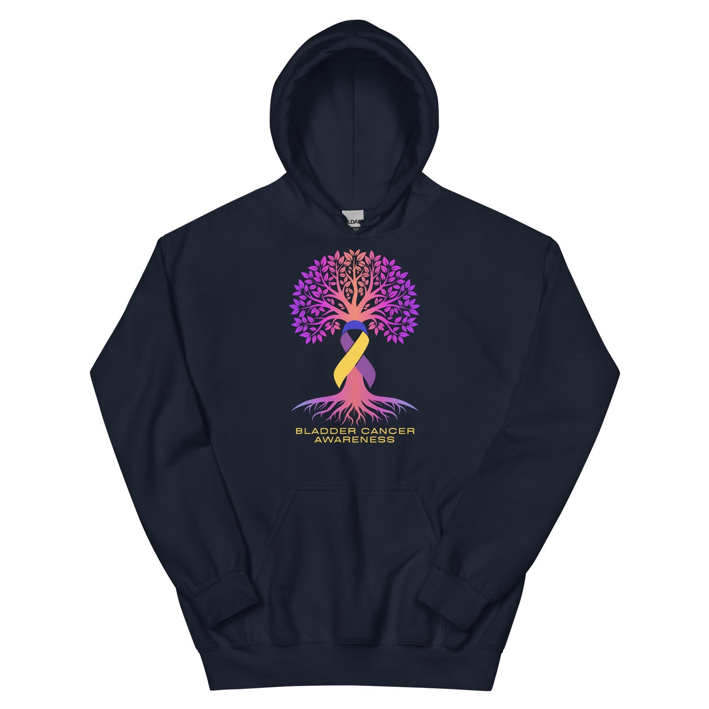 Bladder Cancer Life Tree Hoodie - JohnVsGBMNavyS