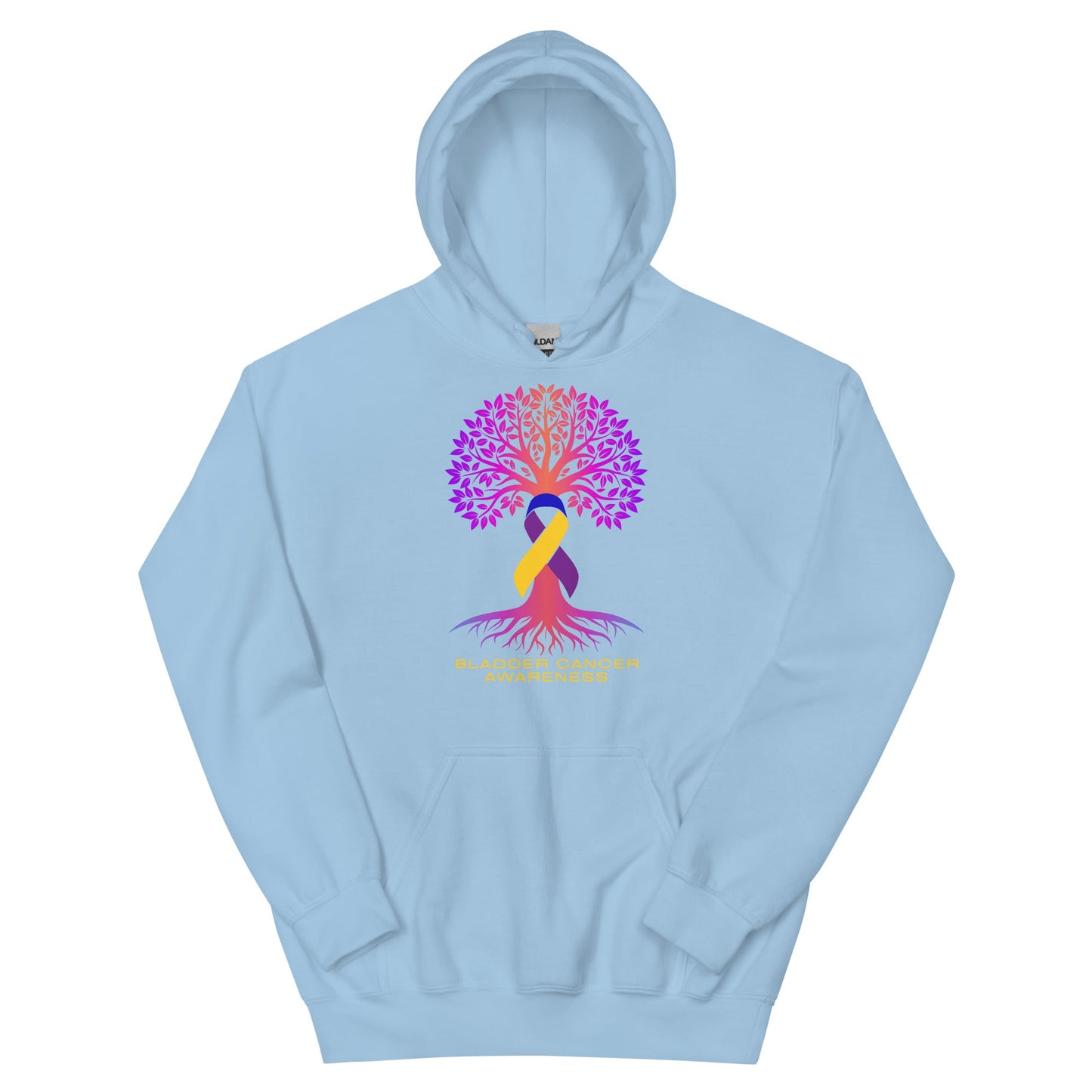 Bladder Cancer Life Tree Hoodie - JohnVsGBMLight BlueS