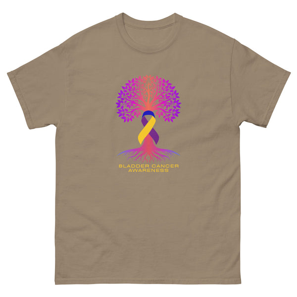 Bladder Cancer Life Tree Tee - JohnVsGBMBrown SavanaS