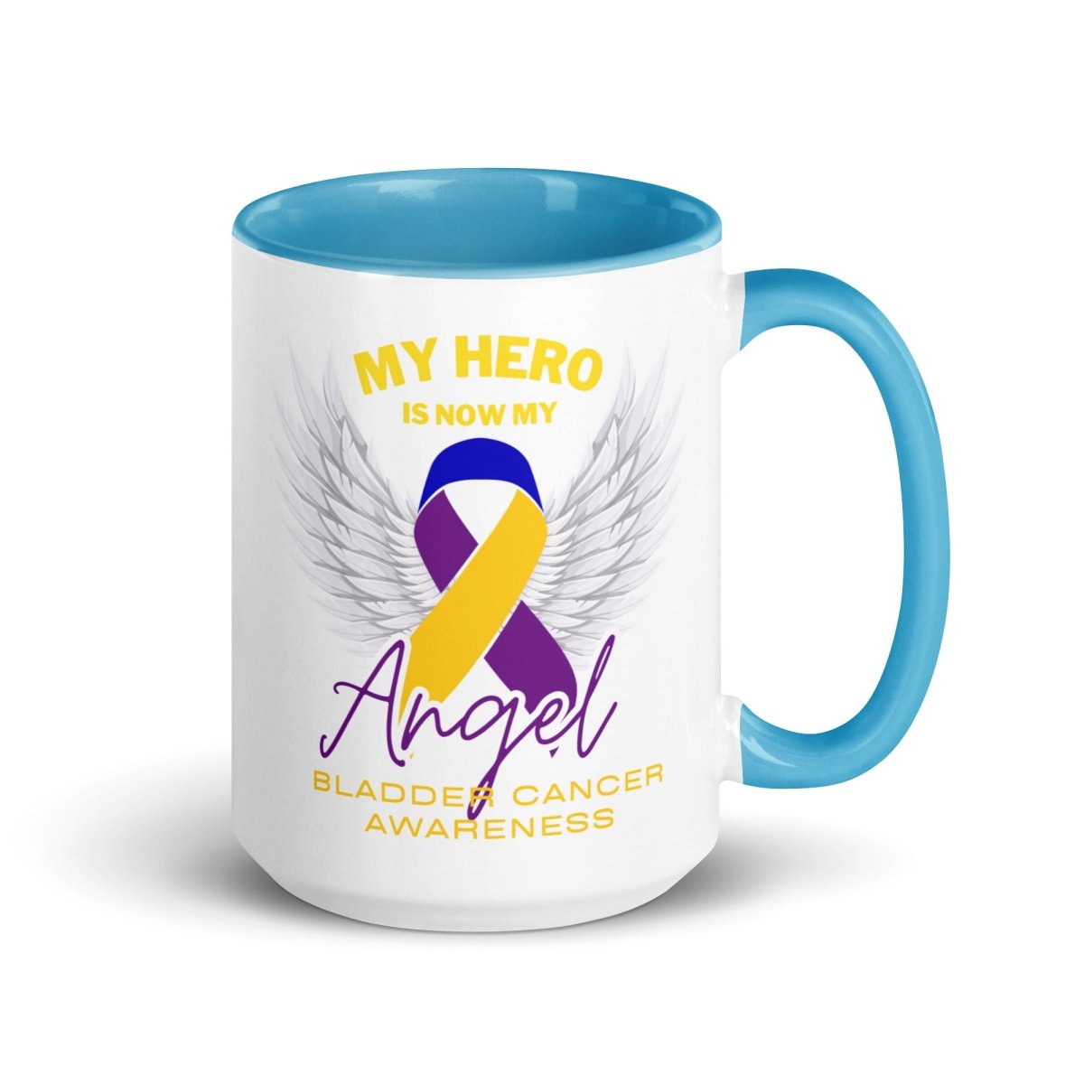 Bladder Cancer Mug - JohnVsGBMBlue15 oz