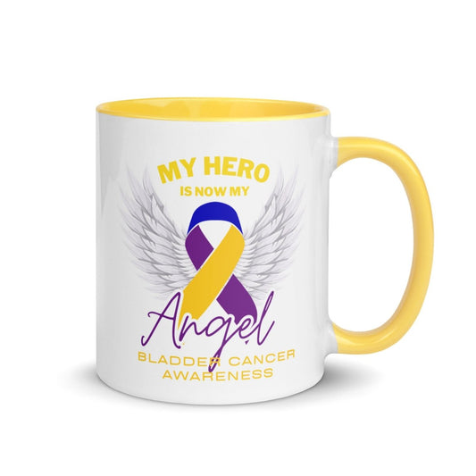 Bladder Cancer Mug - JohnVsGBMYellow11 oz