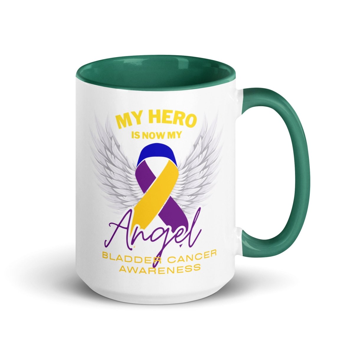 Bladder Cancer Mug - JohnVsGBMDark green15 oz