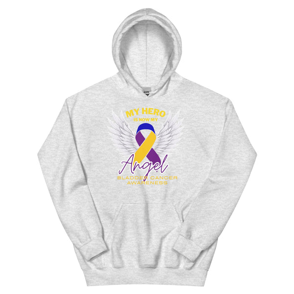 Bladder Cancer My Hero Is Now an Angel Hoodie - JohnVsGBMAshS