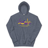 Bladder Cancer Ribbon Heartbeat Hoodie - JohnVsGBMHeather Sport Dark NavyS