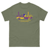 Bladder Cancer Ribbon Heartbeat Tee - JohnVsGBMMilitary GreenS