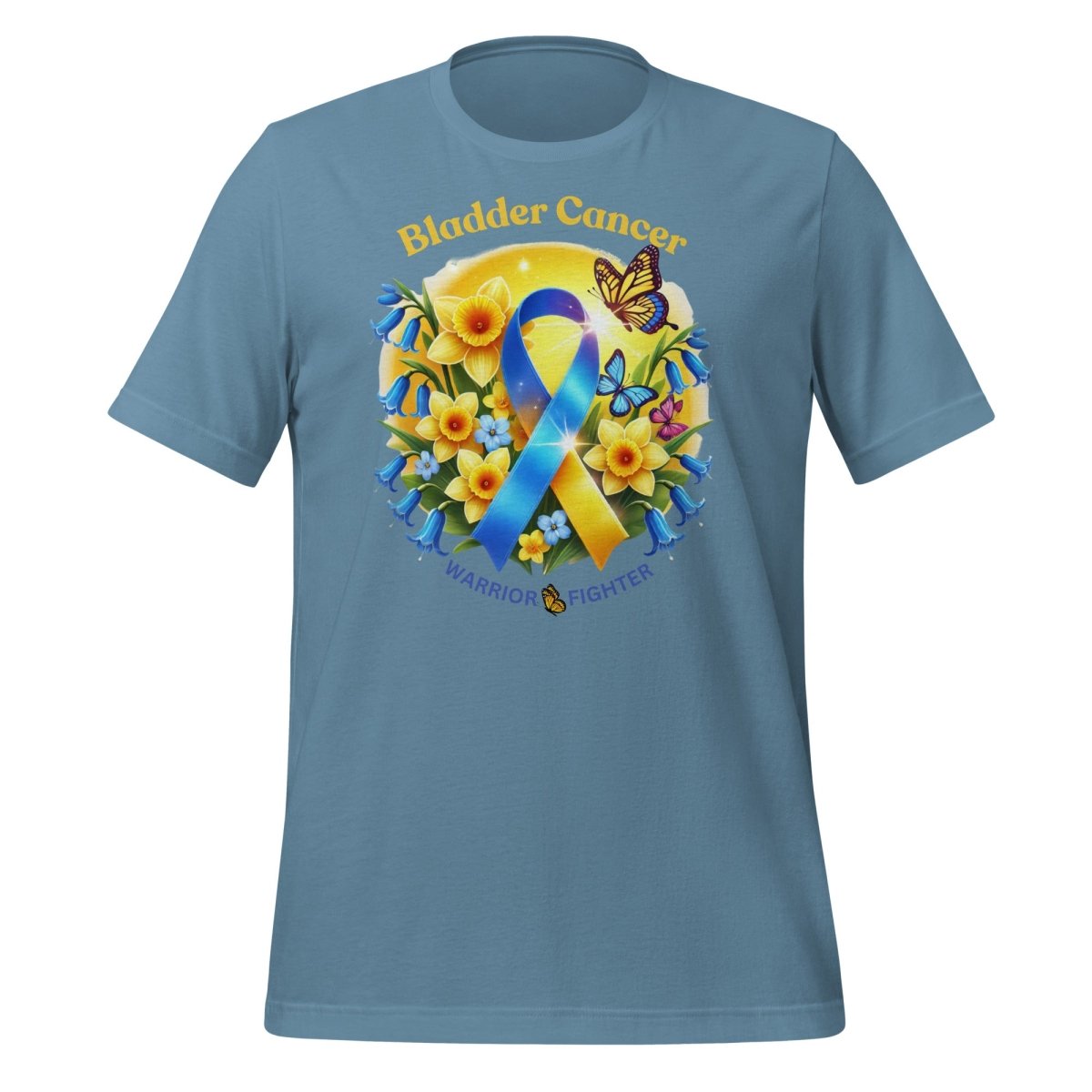 Bladder Cancer Spring Tee - JohnVsGBMSteel BlueS