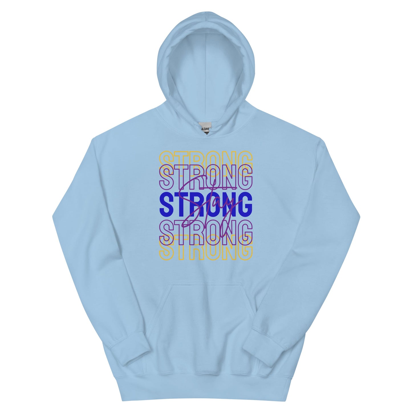 Bladder Cancer Stay Strong Hoodie - JohnVsGBMLight BlueS