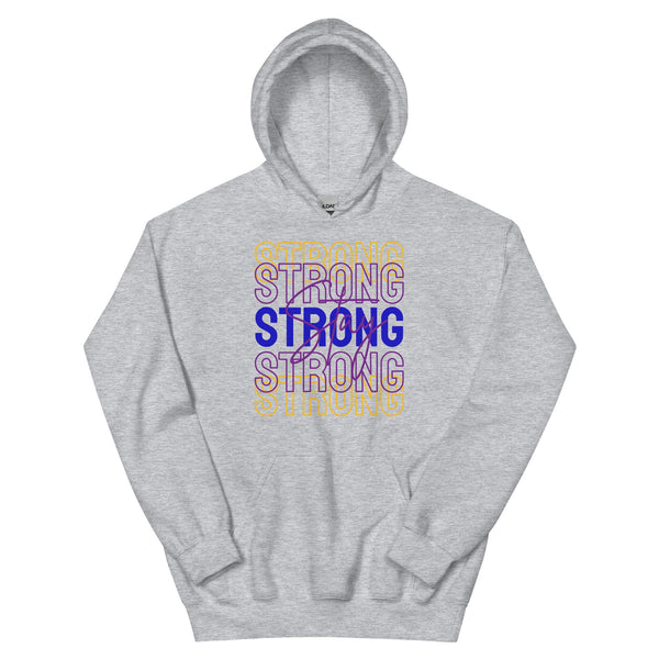 Bladder Cancer Stay Strong Hoodie - JohnVsGBMSport GreyS