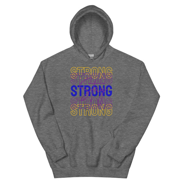 Bladder Cancer Stay Strong Hoodie - JohnVsGBMGraphite HeatherS