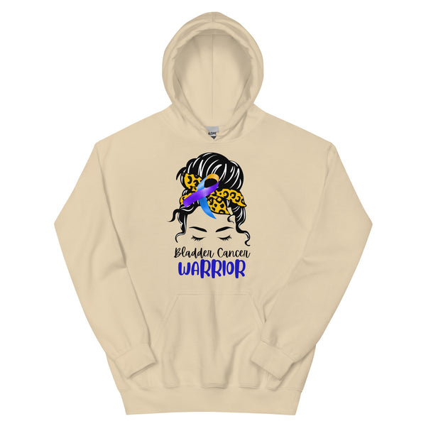 Bladder Cancer Warrior Hair Hoodie - JohnVsGBMSandS