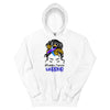 Bladder Cancer Warrior Hair Hoodie - JohnVsGBMWhiteS