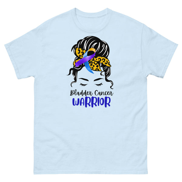 Bladder Cancer Warrior Hair Tee - JohnVsGBMLight BlueS