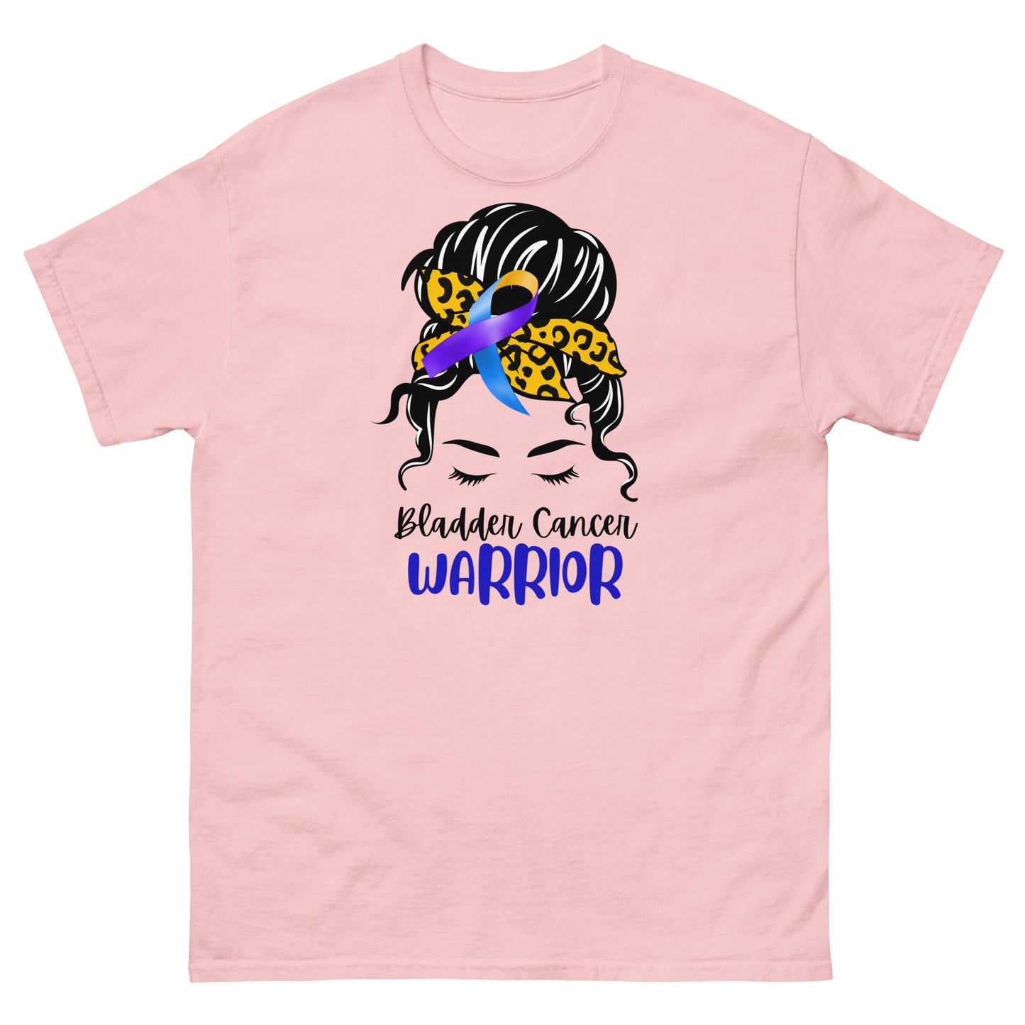 Bladder Cancer Warrior Hair Tee - JohnVsGBMLight PinkS