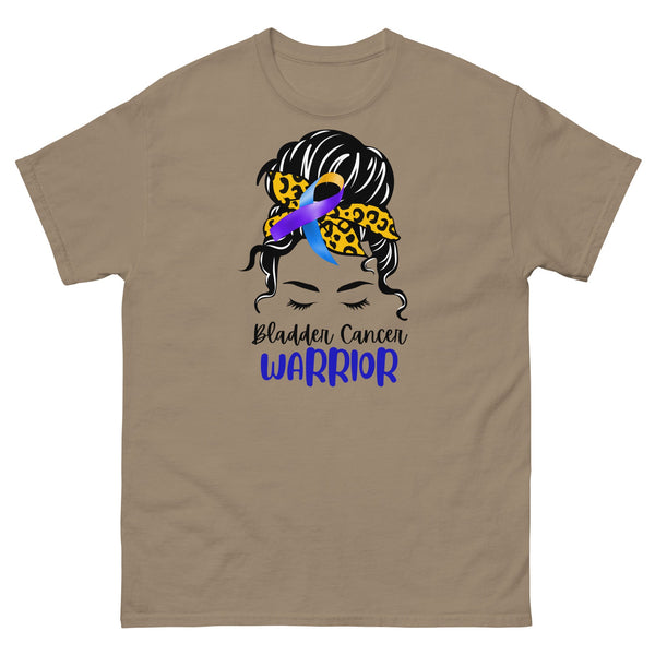 Bladder Cancer Warrior Hair Tee - JohnVsGBMBrown SavanaS