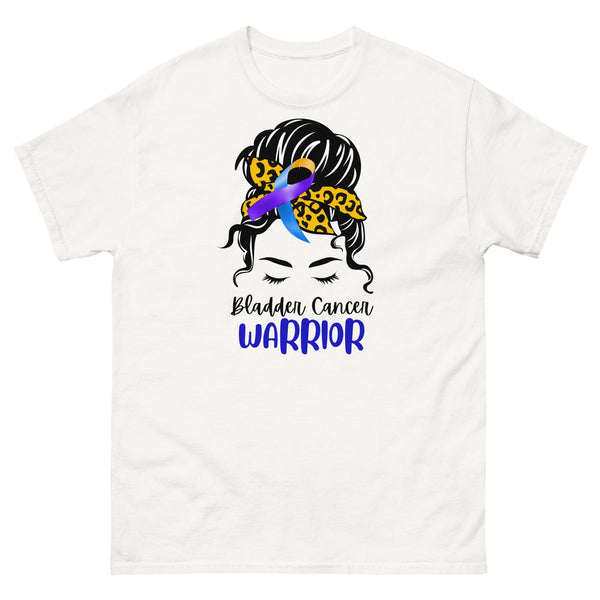 Bladder Cancer Warrior Hair Tee - JohnVsGBMWhiteS