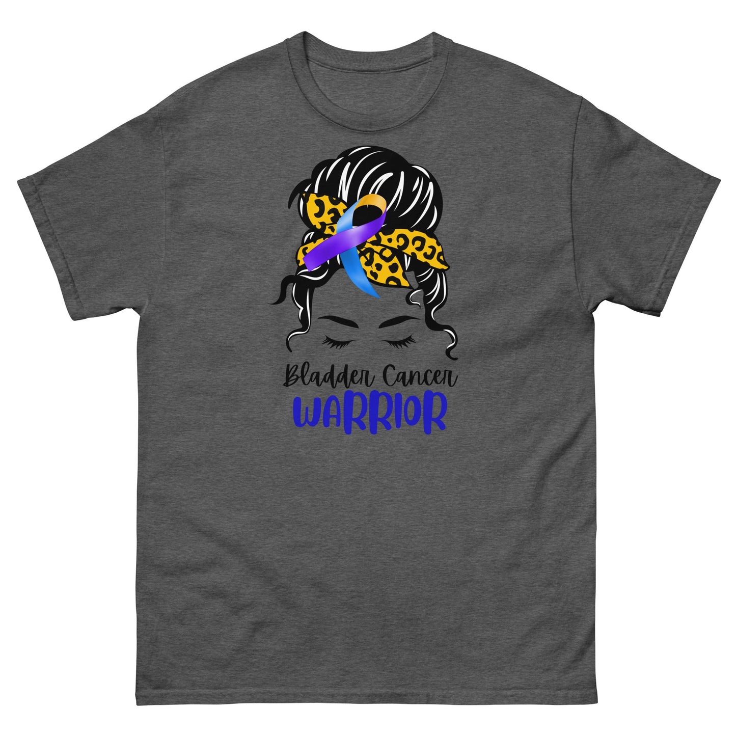 Bladder Cancer Warrior Hair Tee - JohnVsGBMDark HeatherS