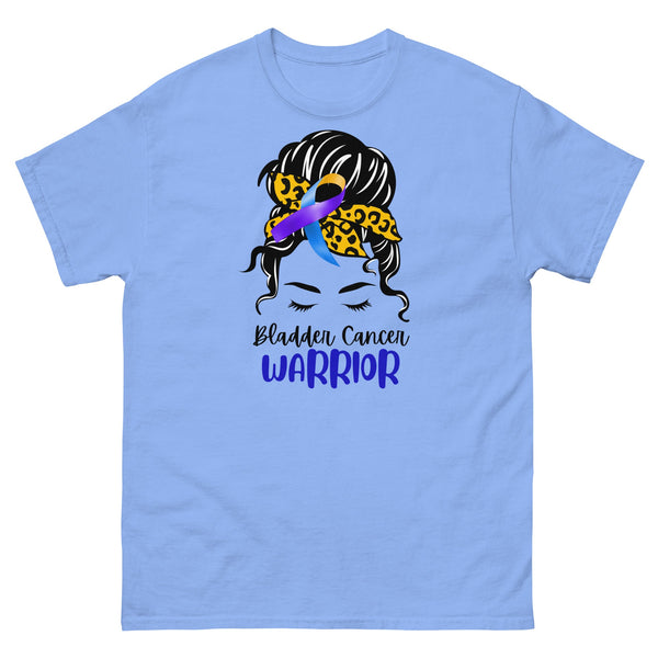 Bladder Cancer Warrior Hair Tee - JohnVsGBMCarolina BlueS