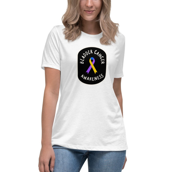 Bladder Cancer Women's Awareness Tee - JohnVsGBMWhiteS