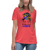 Bladder Cancer Women's Hair Tee - JohnVsGBMHeather RedS