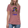 Bladder Cancer Women's Hair Tee - JohnVsGBMHeather MauveS