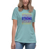 Bladder Cancer Women's Strong Tee - JohnVsGBMHeather Blue LagoonS