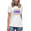 Bladder Cancer Women's Strong Tee - JohnVsGBMWhiteS