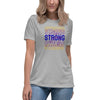 Bladder Cancer Women's Strong Tee - JohnVsGBMAthletic HeatherS