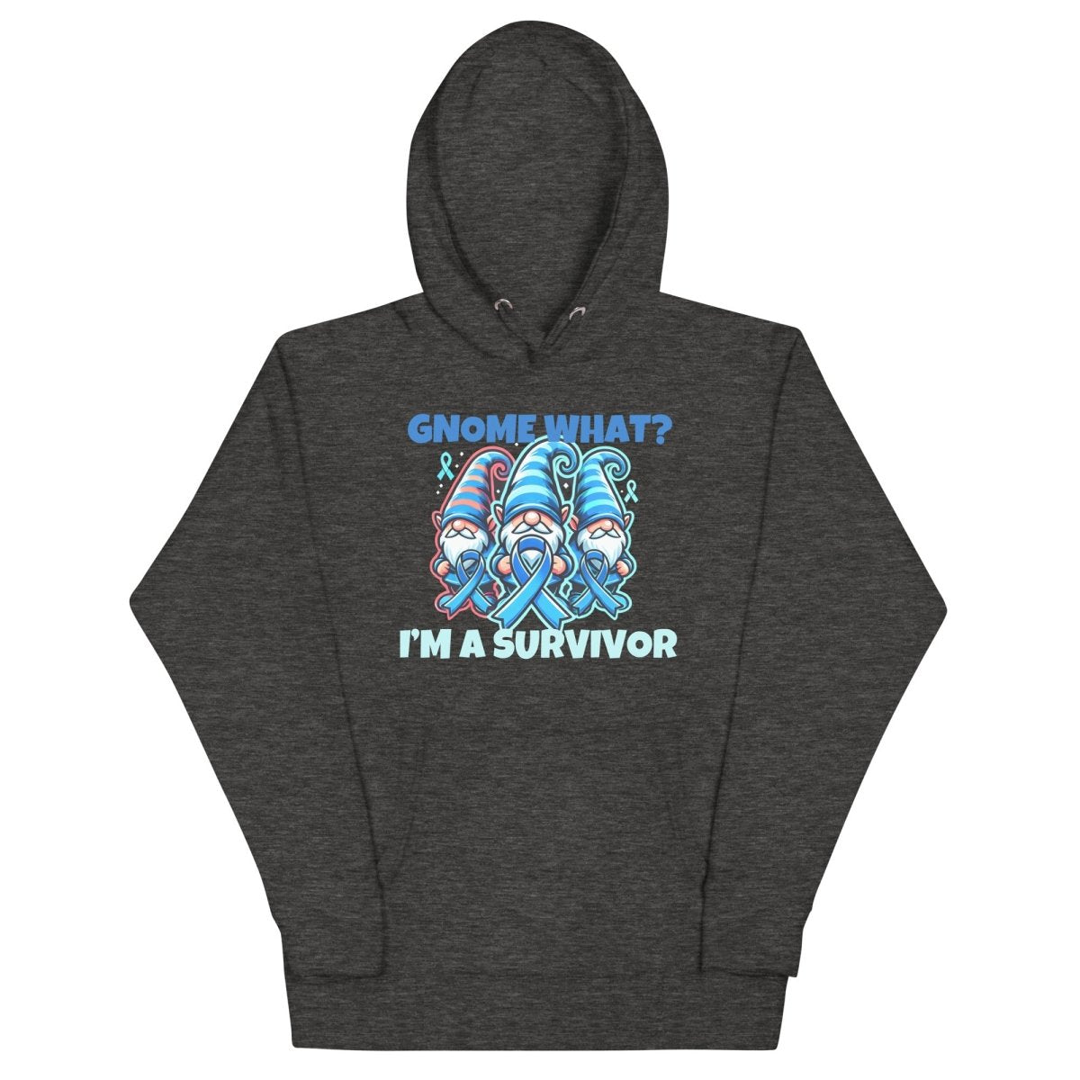 Blue Ribbon Gnome Hoodie - JohnVsGBMCharcoal HeatherS