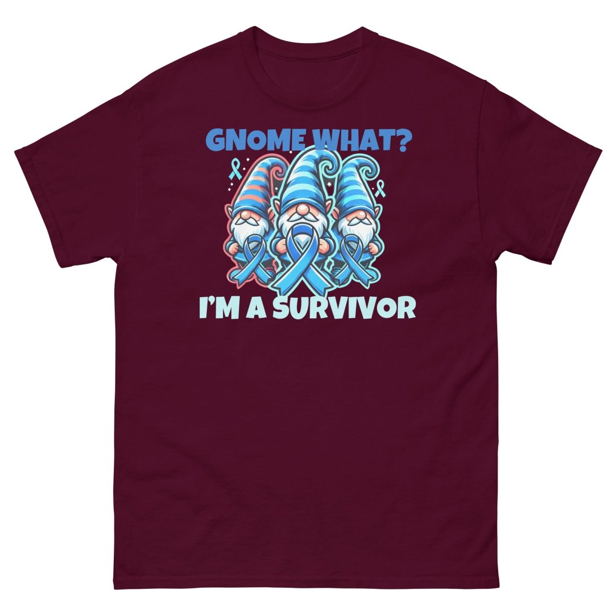 Blue Ribbon Gnome Tee - JohnVsGBMMaroonS