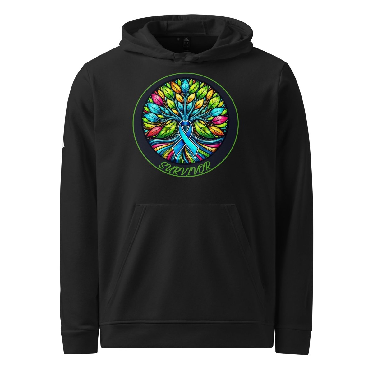 Blue Tree of Life Adidas Hoodie - JohnVsGBMBlackS