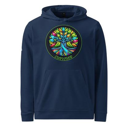 Blue Tree of Life Adidas Hoodie - JohnVsGBMCollegiate NavyS