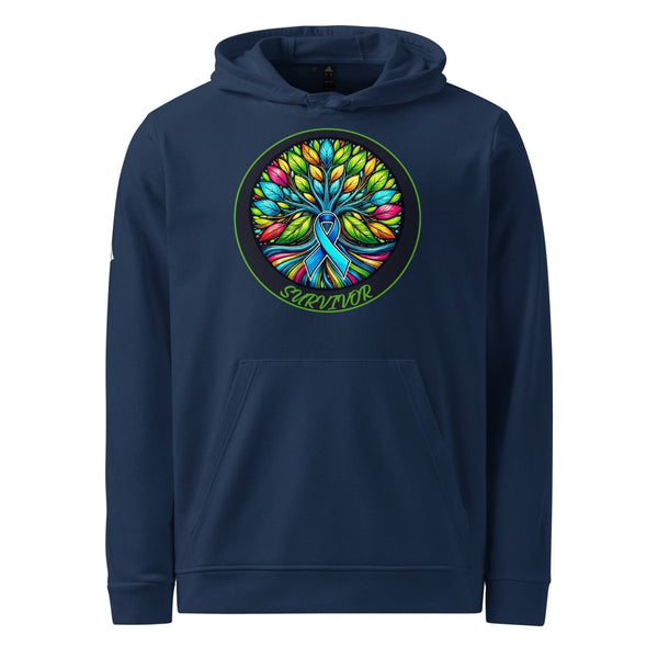 Blue Tree of Life Adidas Hoodie - JohnVsGBMCollegiate NavyS