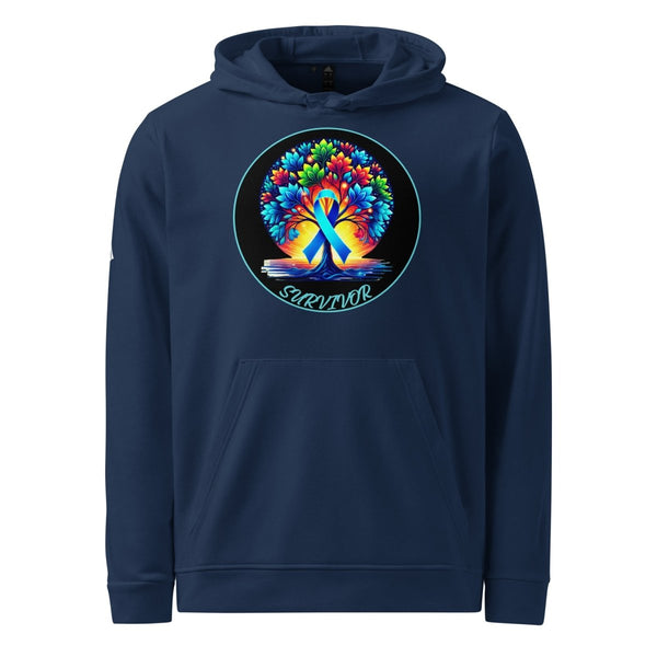 Blue Tree of Life Scene Adidas Hoodie - JohnVsGBMCollegiate NavyS