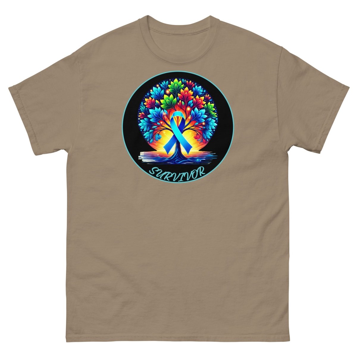 Blue Tree of Life Scene Tee - JohnVsGBMBrown SavanaS