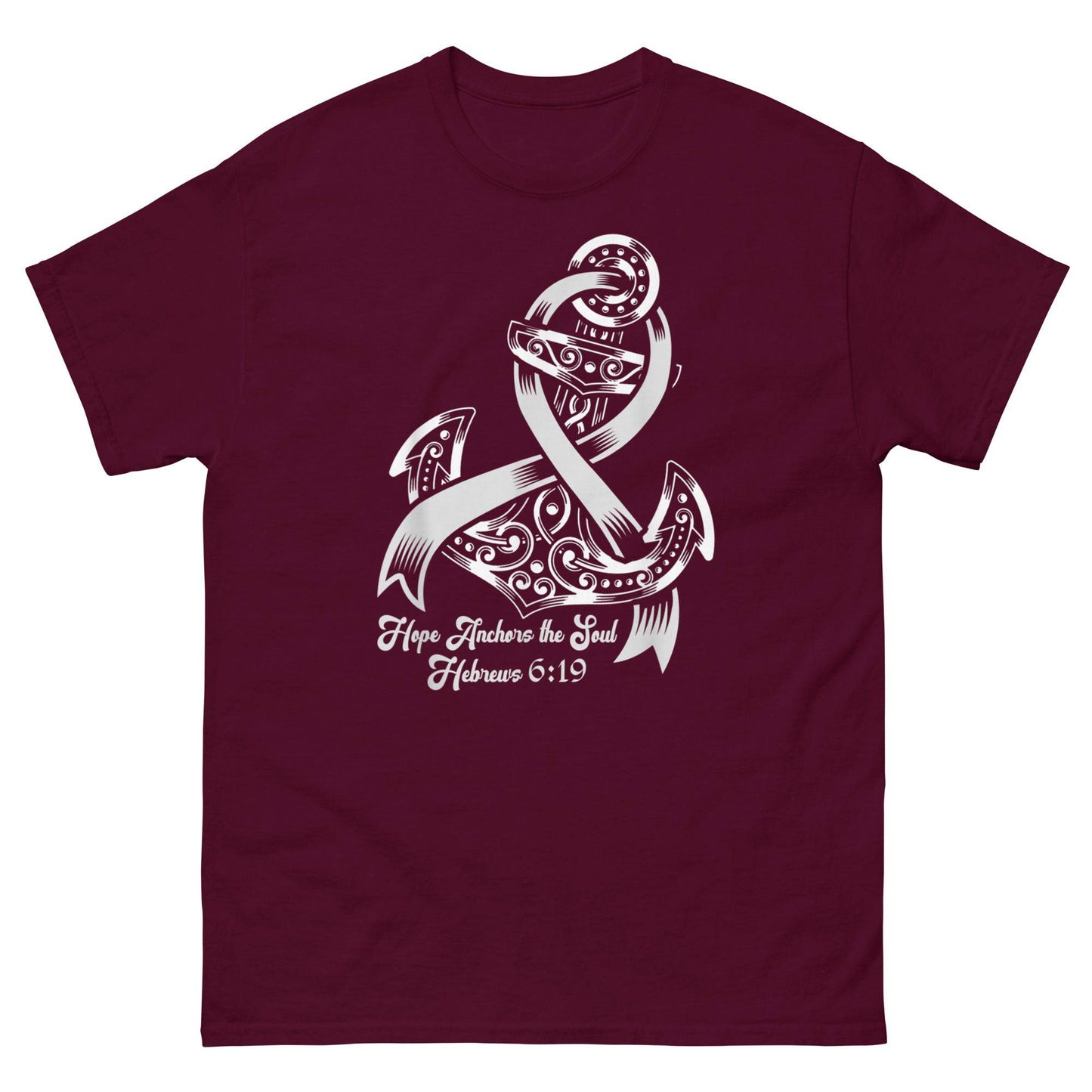 Brain Cancer Anchor for Hope Tee - JohnVsGBMMaroonS