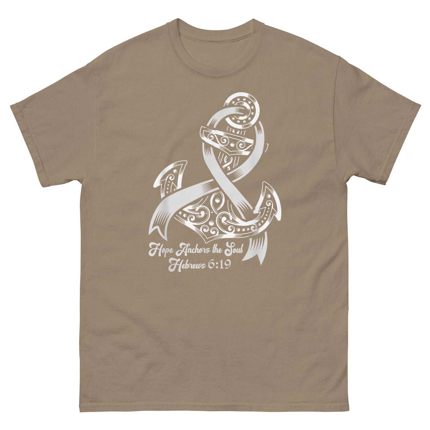 Brain Cancer Anchor for Hope Tee - JohnVsGBMBrown SavanaS