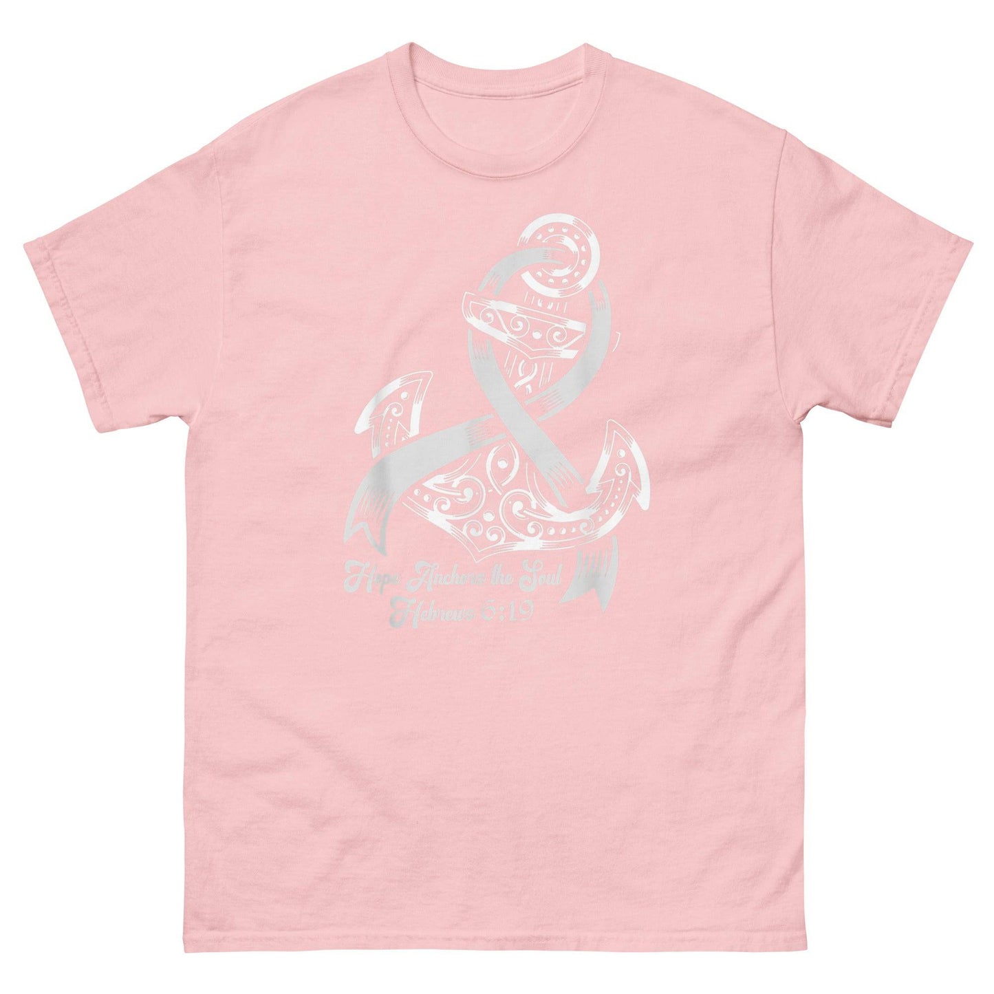 Brain Cancer Anchor for Hope Tee - JohnVsGBMLight PinkS