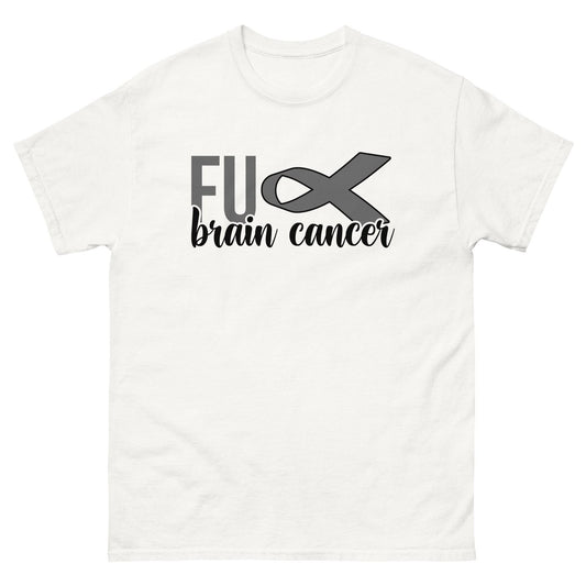 Brain Cancer Awareness F@#$ Classic Tee - JohnVsGBMWhiteS