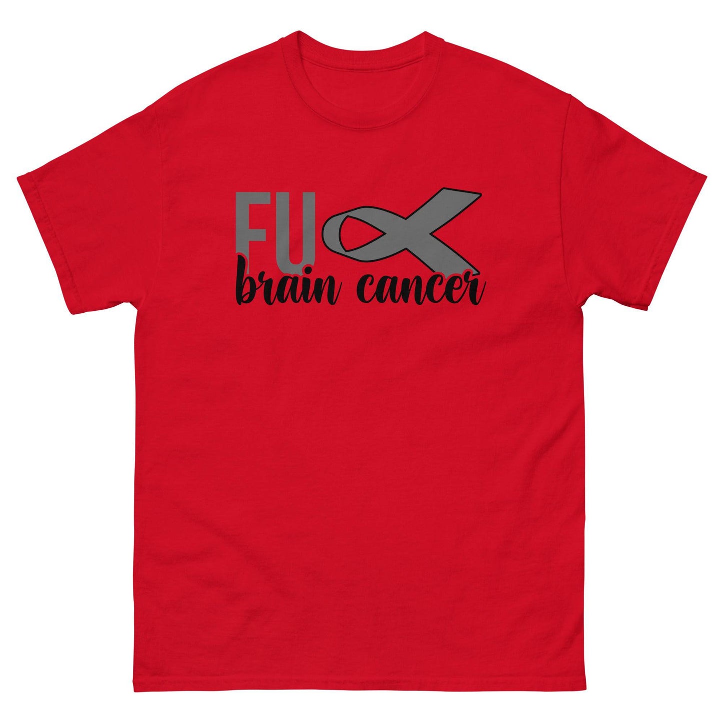 Brain Cancer Awareness F@#$ Classic Tee - JohnVsGBMRedS