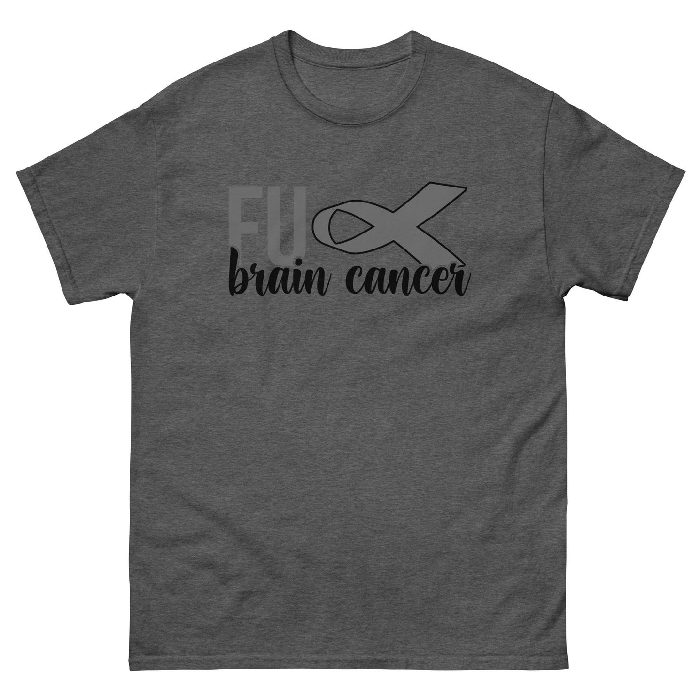 Brain Cancer Awareness F@#$ Classic Tee - JohnVsGBMDark HeatherS