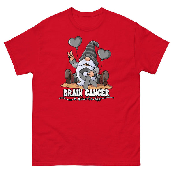 Brain Cancer Awareness Gnome Classic Tee - JohnVsGBMRedS