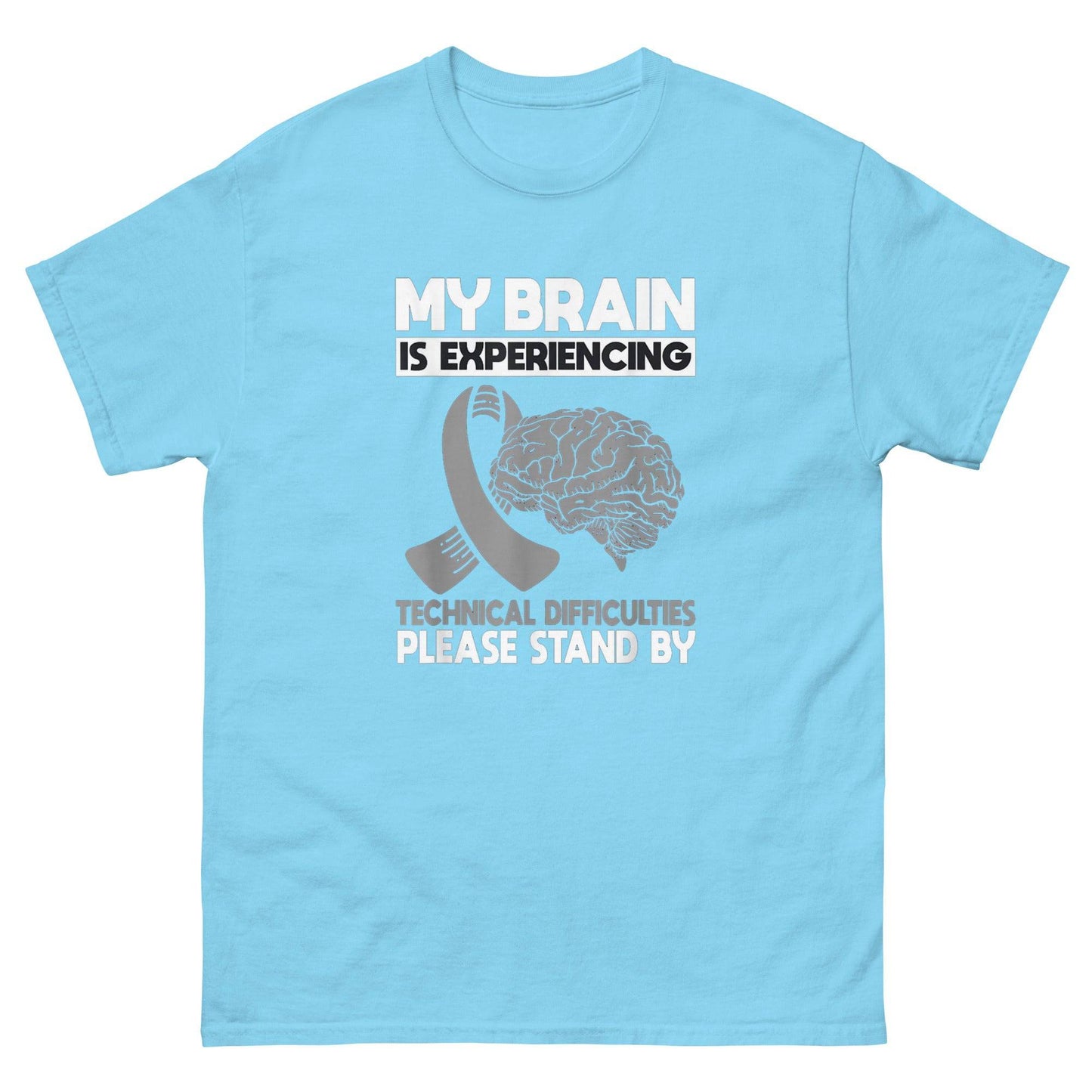 Brain Cancer Awareness Technical Difficulties Classic Tee - JohnVsGBMSkyS