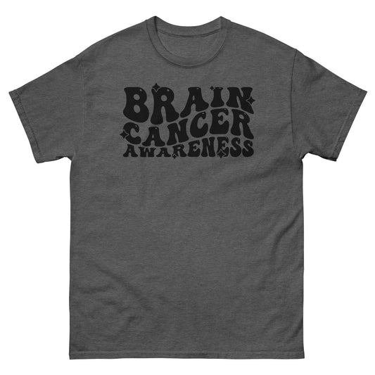 Brain Cancer Awareness Tee - JohnVsGBMDark HeatherS