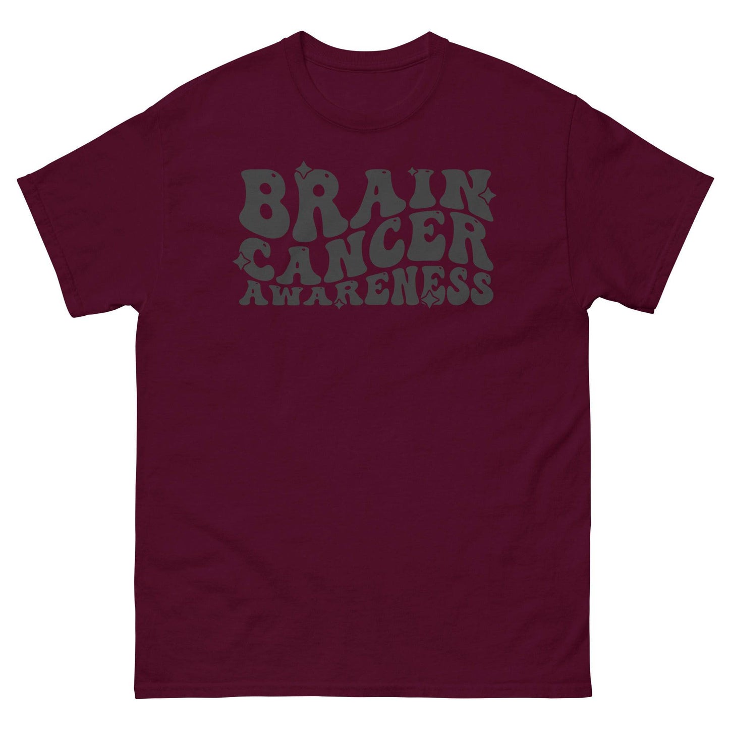 Brain Cancer Awareness Tee - JohnVsGBMMaroonS