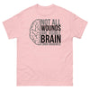 Brain Cancer Awareness Wounds Classic Tee - JohnVsGBMLight PinkS