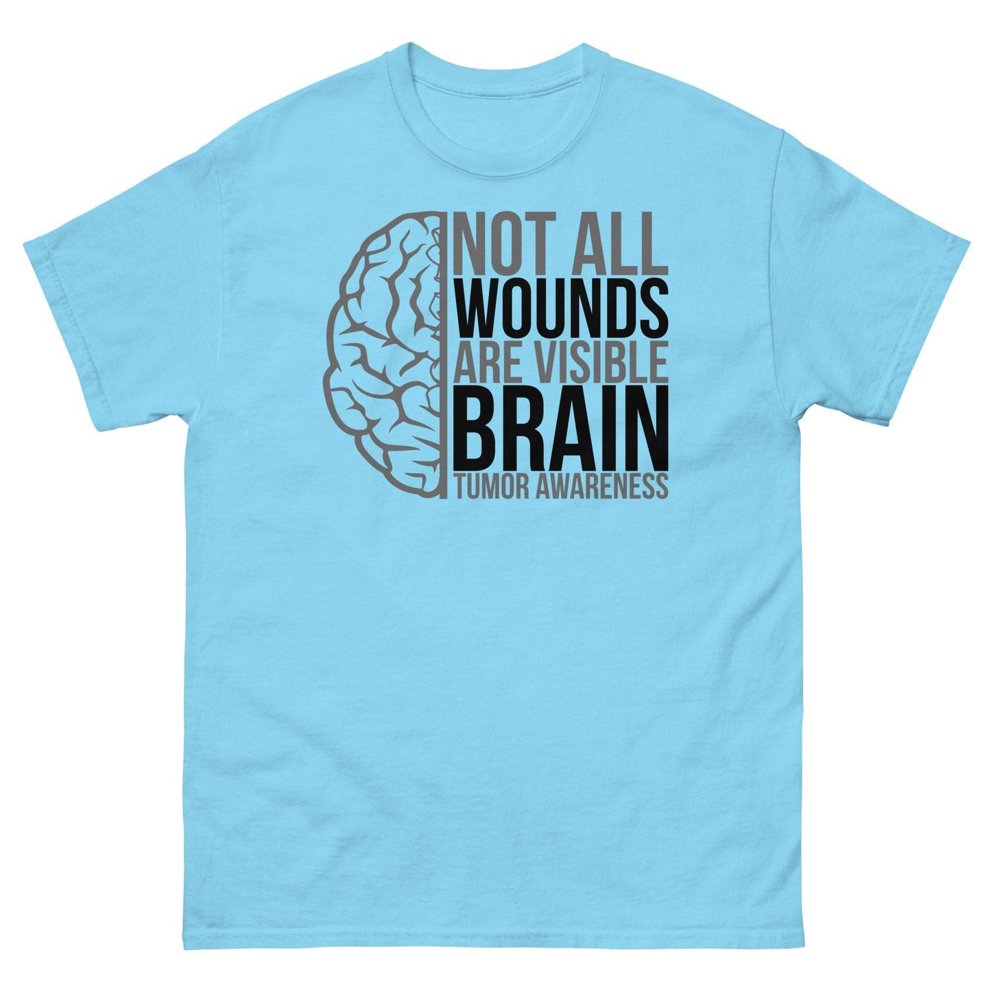 Brain Cancer Awareness Wounds Classic Tee - JohnVsGBMSkyS