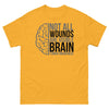 Brain Cancer Awareness Wounds Classic Tee - JohnVsGBMGoldS