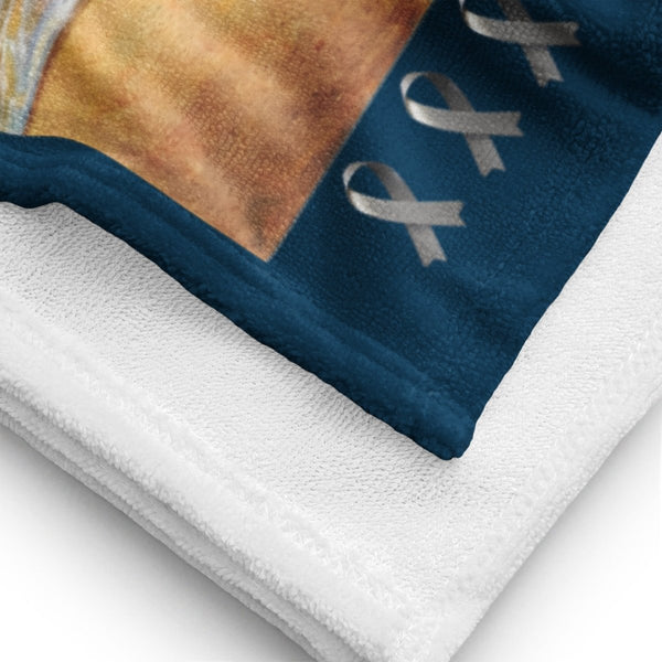 Brain Cancer Beach Towel - JohnVsGBM36″×72″