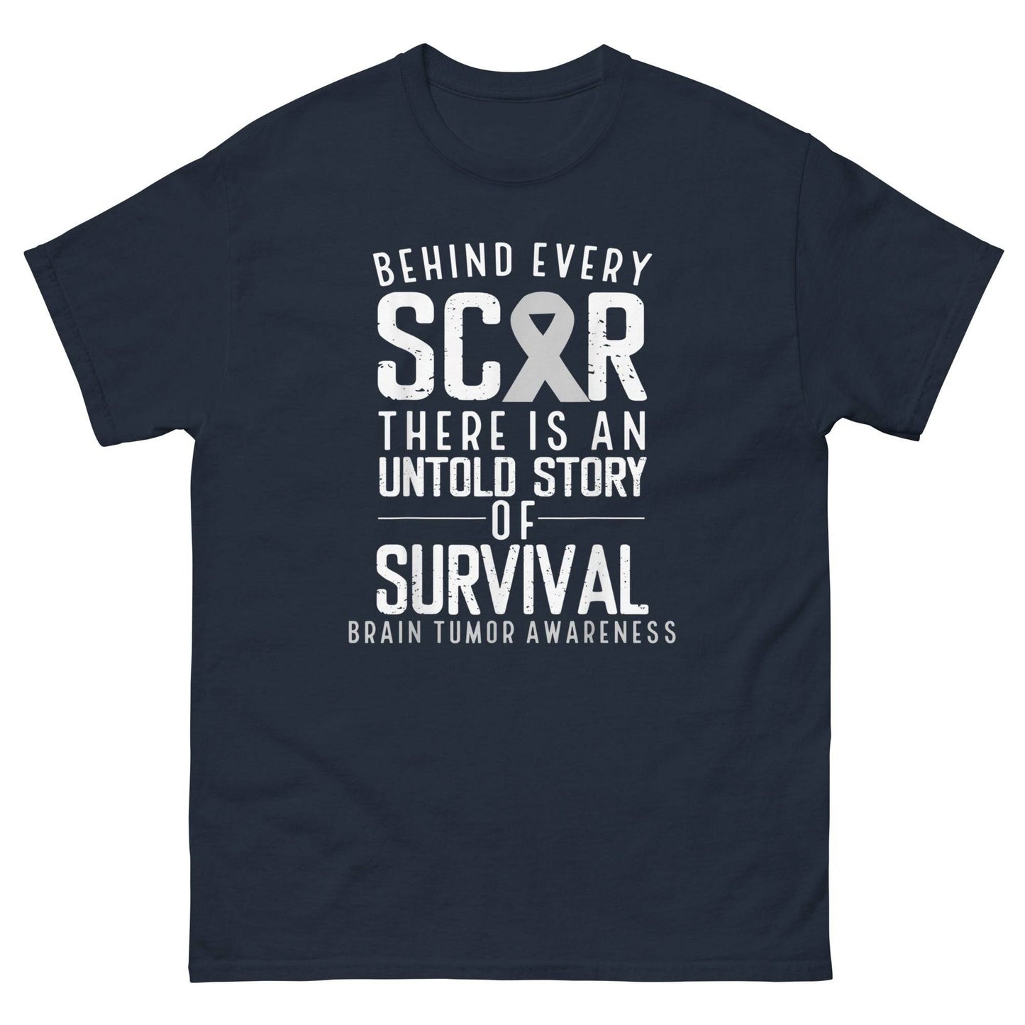 Brain Cancer Behind Every Scar Tee - JohnVsGBMNavyS